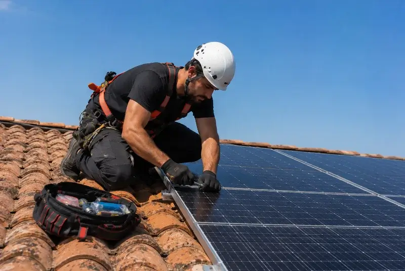 Maintenance et monitoring de panneaux solaires au Garric